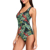 Bird Of Paradise Pattern Print Design BOP06 Women Swimsuit