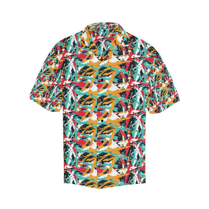 Splatter Print Design LKS304 Men's Hawaiian Shirt
