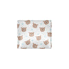 Bear Pattern Print Design BE02 Men's ID Card Wallet