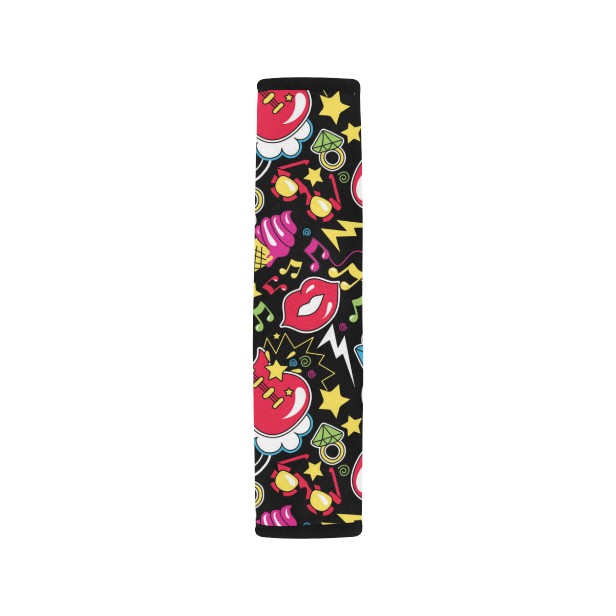 Pop Art Pattern Print Design A04 Car Seat Belt Cover