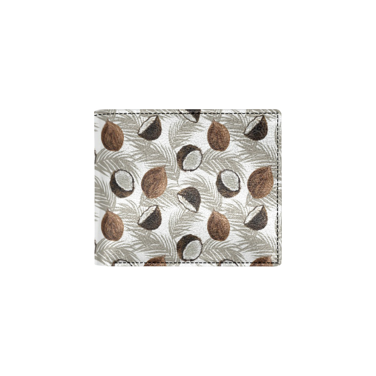 Coconut Pattern Print Design CN03 Men's ID Card Wallet