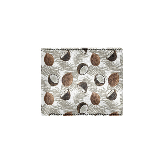 Coconut Pattern Print Design CN03 Men's ID Card Wallet