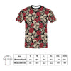 Skull And Roses Print Design LKS301 Men's All Over Print T-shirt