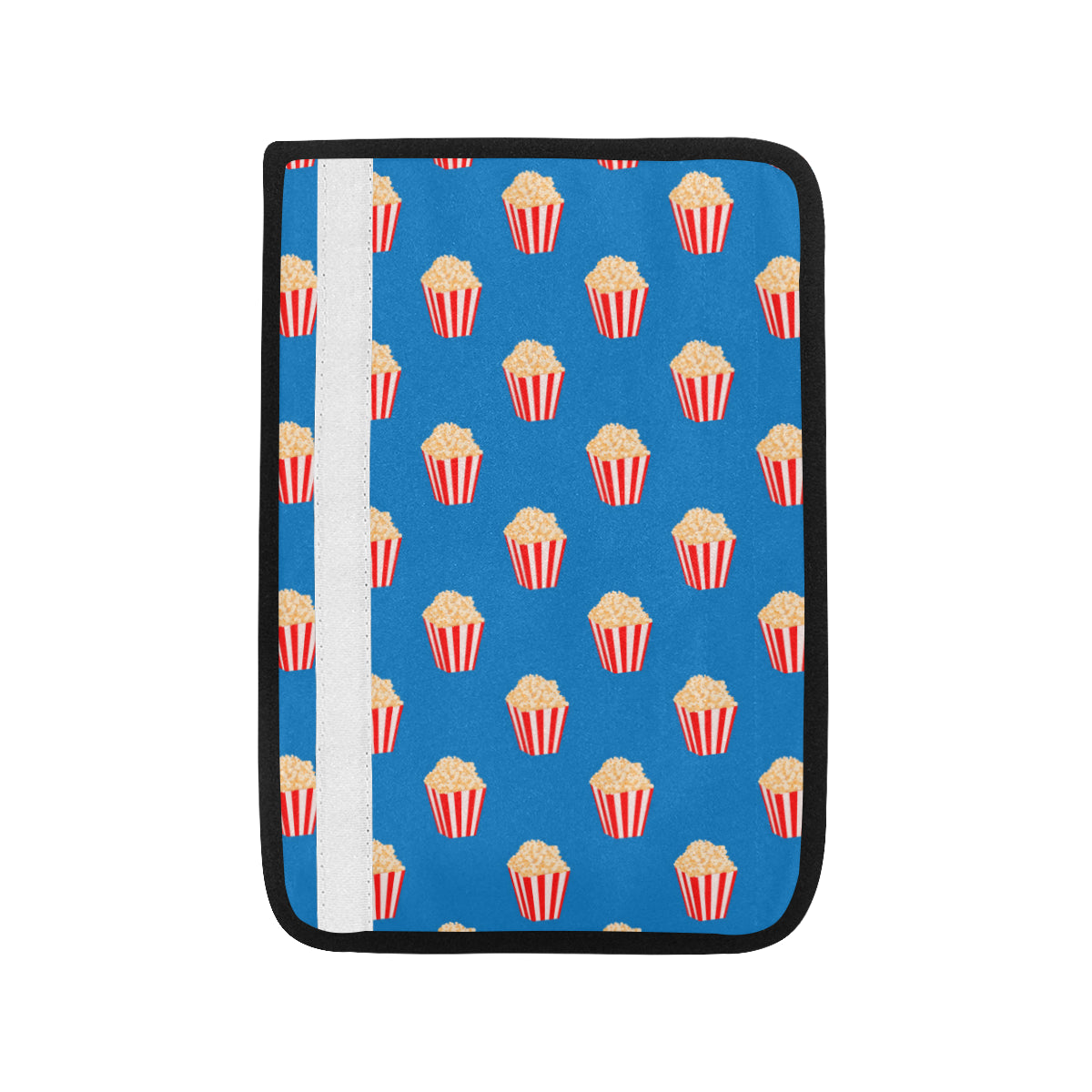 Popcorn Pattern Print Design A04 Car Seat Belt Cover