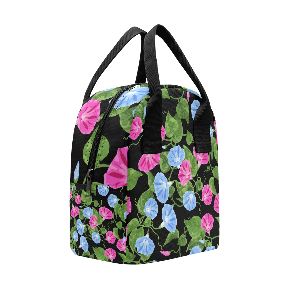Morning Glory Pattern Print Design MG04 Insulated Lunch Bag