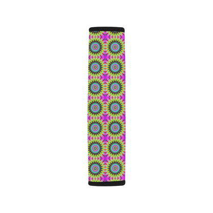 Optical illusion Flower Rainbow Style Car Seat Belt Cover