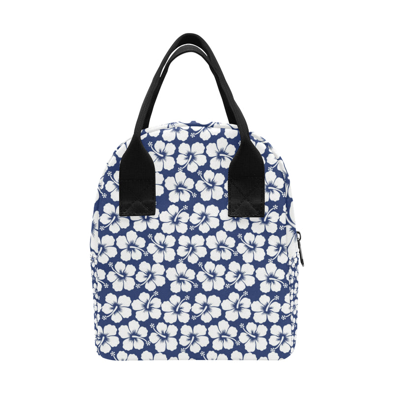 Hibiscus Pattern Print Design HB013 Insulated Lunch Bag