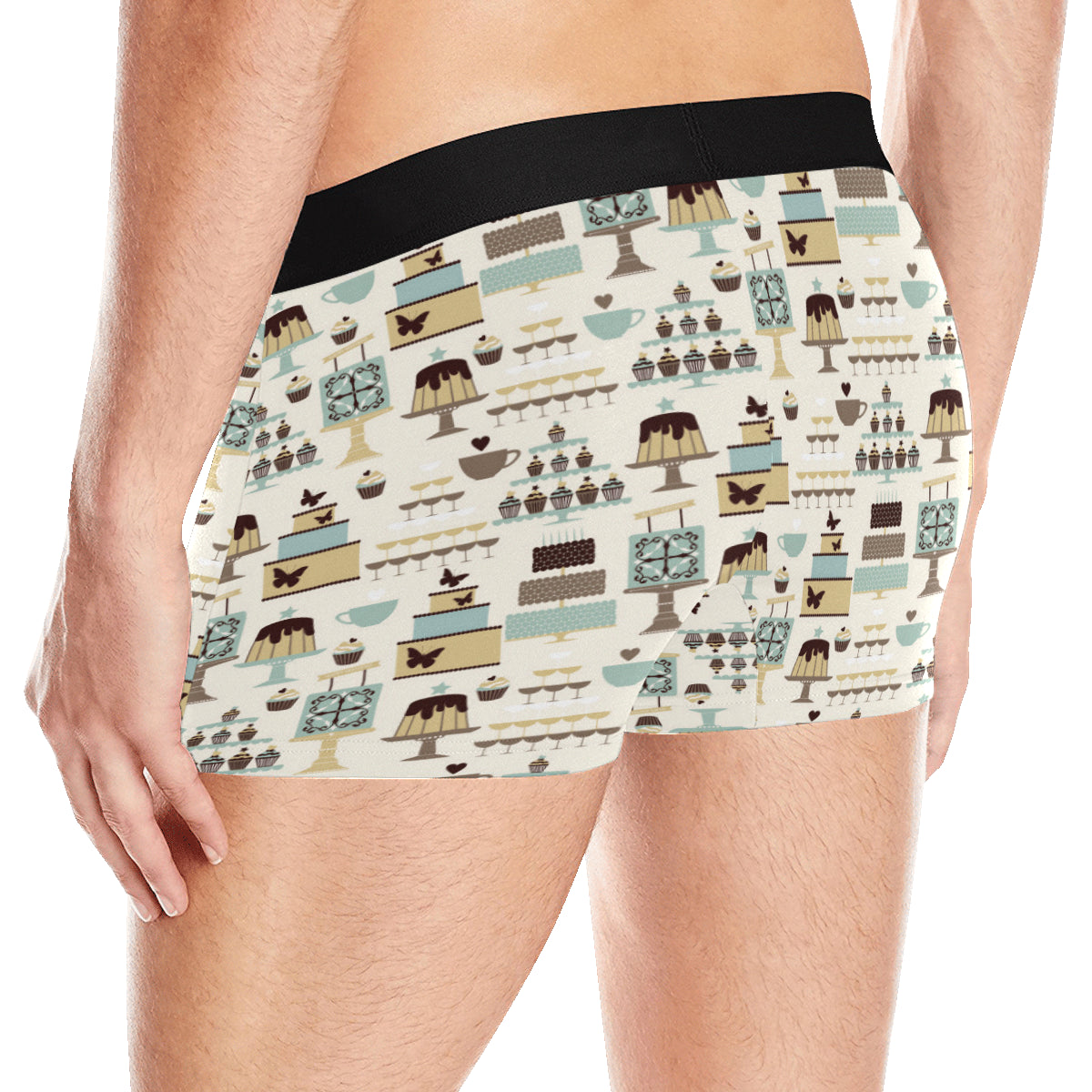 Cake Pattern Print Design 02 Men's Boxer Briefs