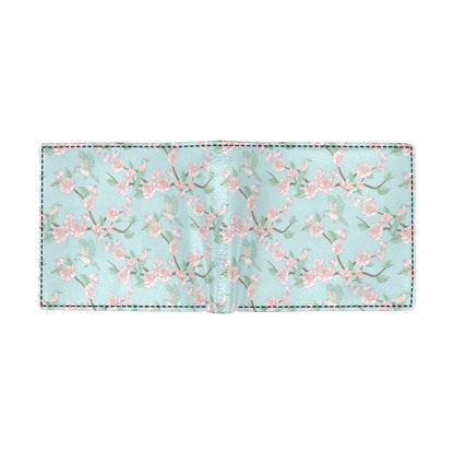 Cherry Blossom Pattern Print Design 02 Men's ID Card Wallet