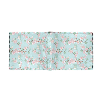 Cherry Blossom Pattern Print Design 02 Men's ID Card Wallet