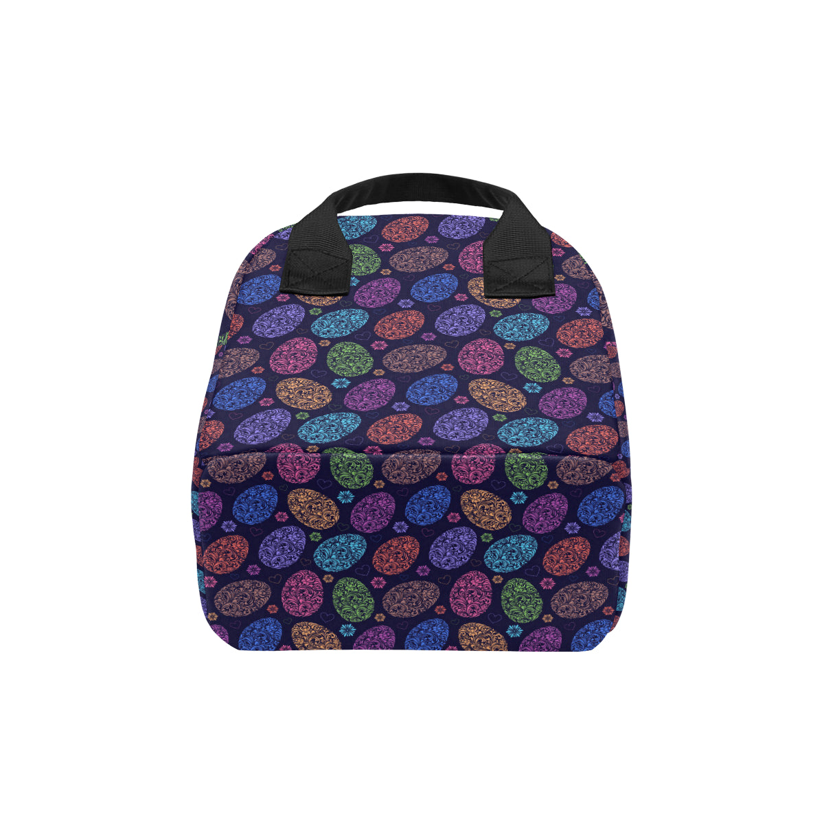 Easter Eggs Pattern Print Design RB012 Insulated Lunch Bag