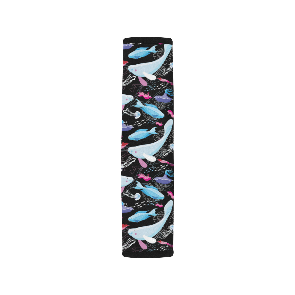 Manatee Pattern Print Design 02 Car Seat Belt Cover