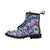 Neon Hibiscus Pattern Print Design HB016 Women's Boots