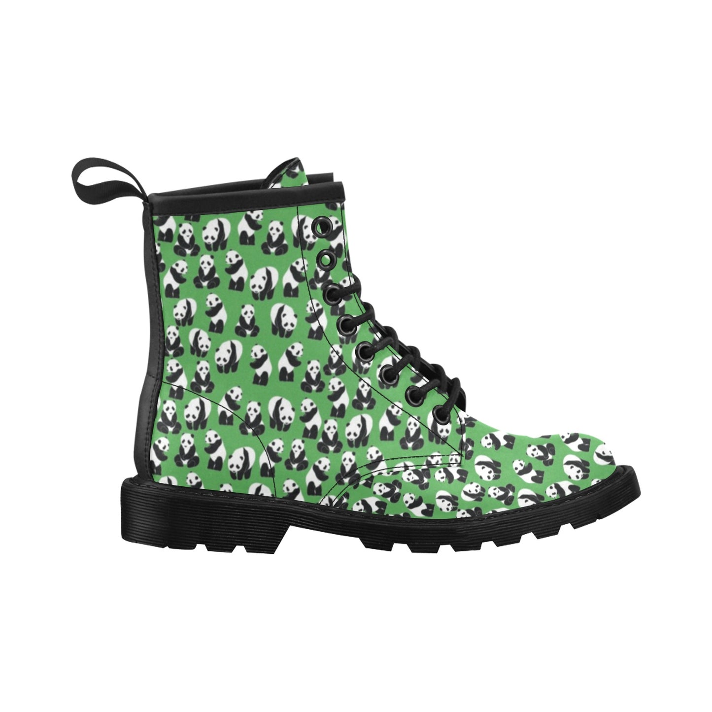 Panda Bear Pattern Themed Print Women's Boots