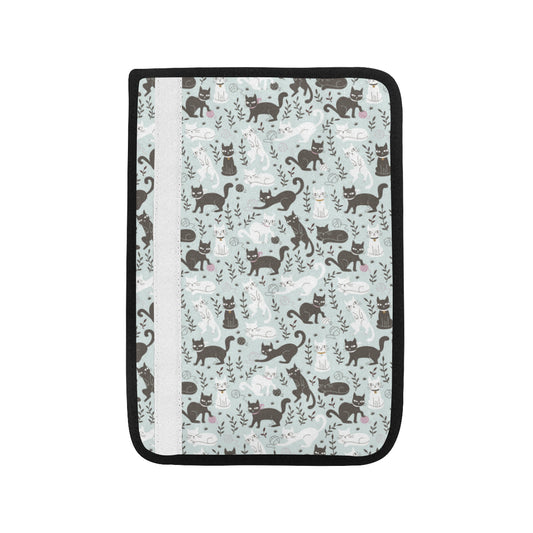 Cat Pattern Print Design 08 Car Seat Belt Cover