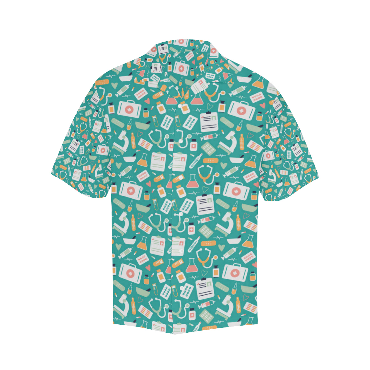 Medical Pattern Print Design 03 Men's Hawaiian Shirt