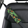 Hawaiian Flower Tropical Palm Leaves Car Seat Belt Cover