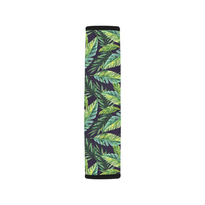 Tropical Flower Pattern Print Design TF06 Car Seat Belt Cover