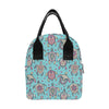 Sea Turtle Art Pattern Insulated Lunch Bag