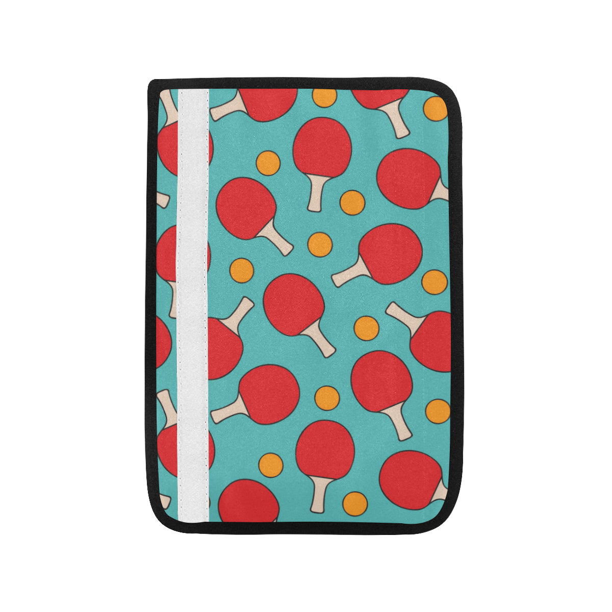 Ping Pong Pattern Print Design A01 Car Seat Belt Cover