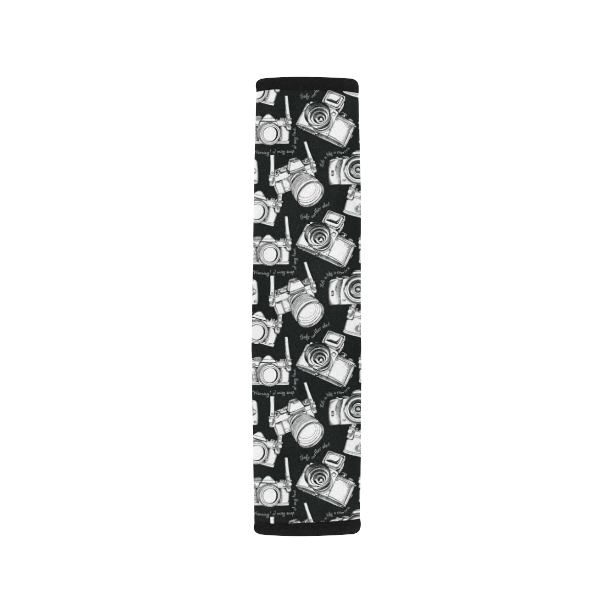 Camera Pattern Print Design 01 Car Seat Belt Cover