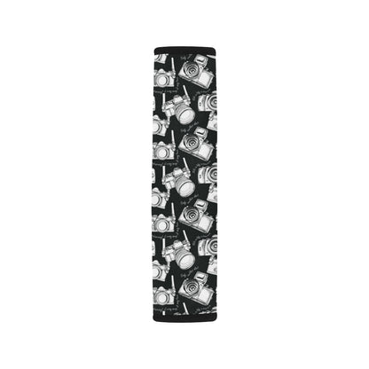 Camera Pattern Print Design 01 Car Seat Belt Cover