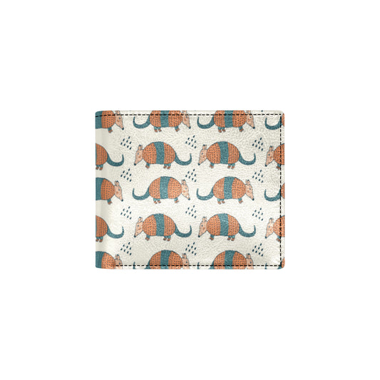 Armadillo Pattern Print Design 01 Men's ID Card Wallet