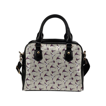 Swallow Bird Pattern Print Design 03 Shoulder Handbag
