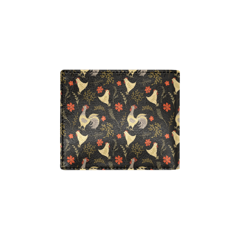 Chicken Pattern Print Design 04 Men's ID Card Wallet