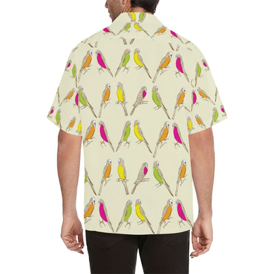 Parakeet Pattern Print Design A01 Men's Hawaiian Shirt