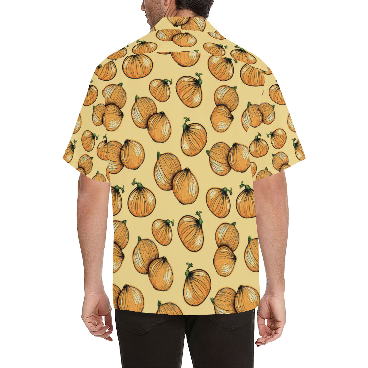 Onion Pattern Print Design A04 Men's Hawaiian Shirt