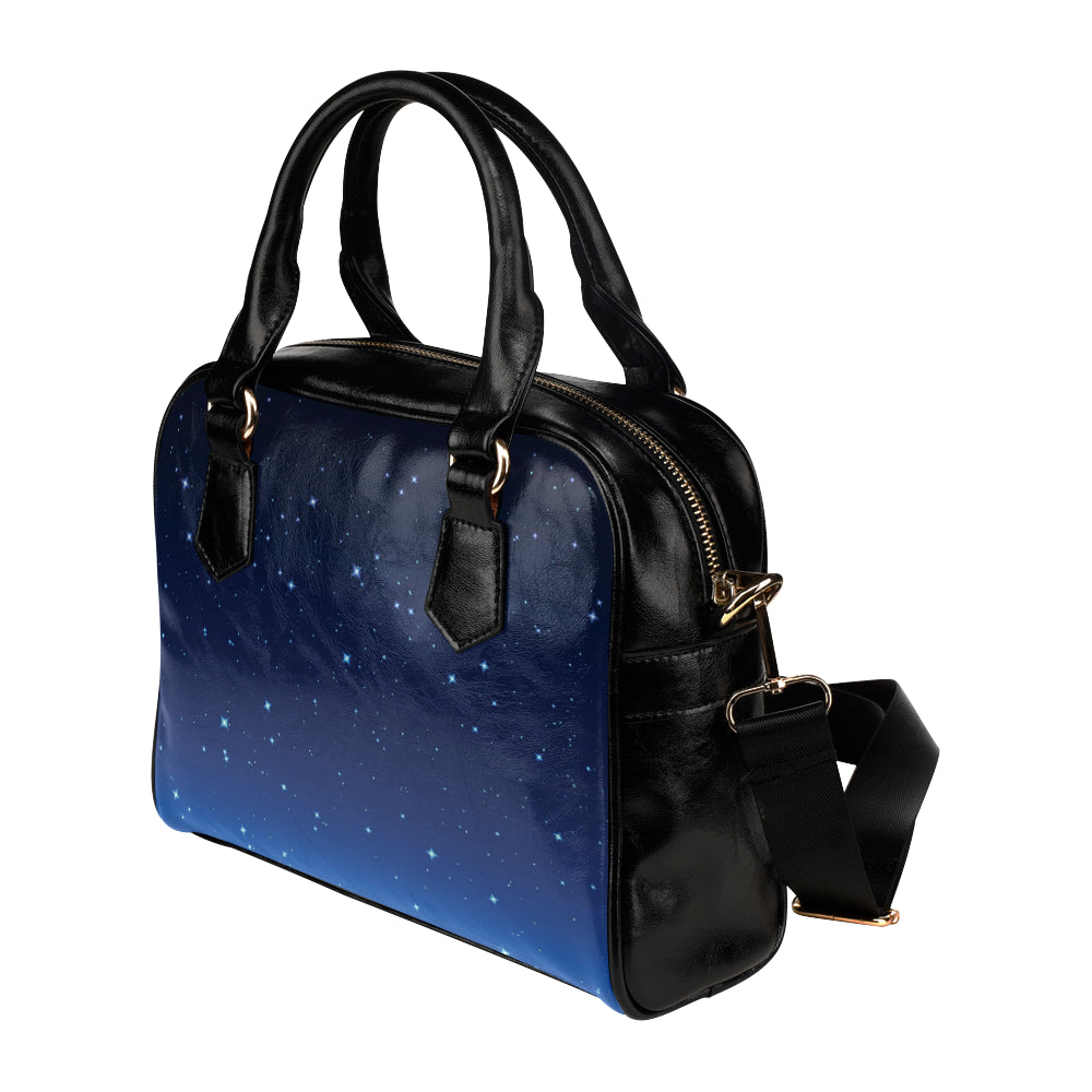 Night sky Pattern Print Design A01 Shoulder Handbag