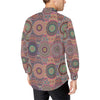 Bohemian Pattern Print Design 07 Men's Long Sleeve Shirt