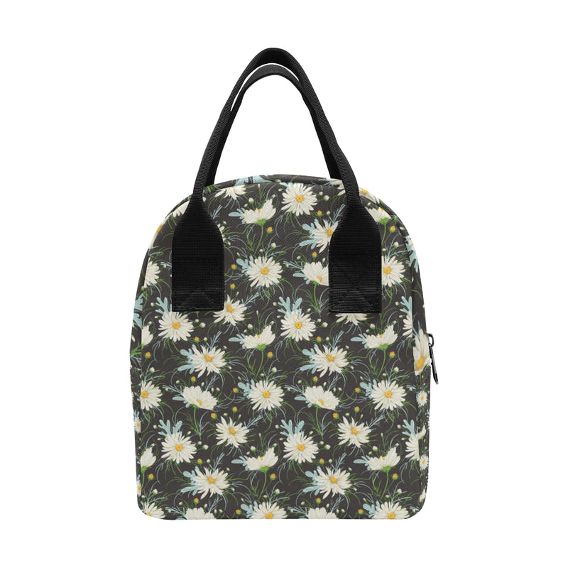 Daisy Pattern Print Design DS08 Insulated Lunch Bag