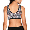 Polynesian Tribal line Sports Bra