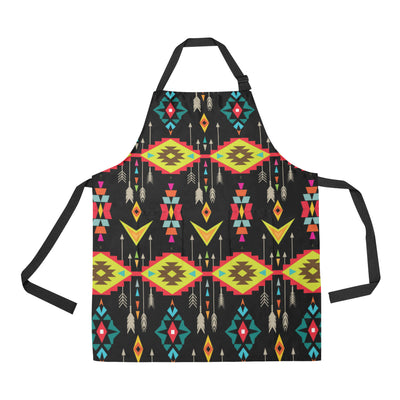 Native Pattern Print Design A05 Apron with Pocket