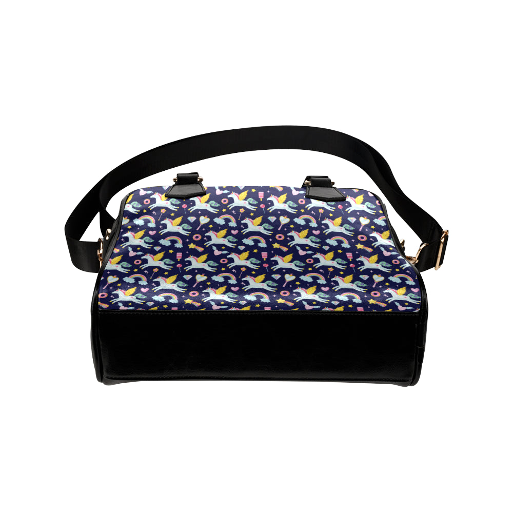 Pegasus Pattern Print Design 05 Shoulder Handbag