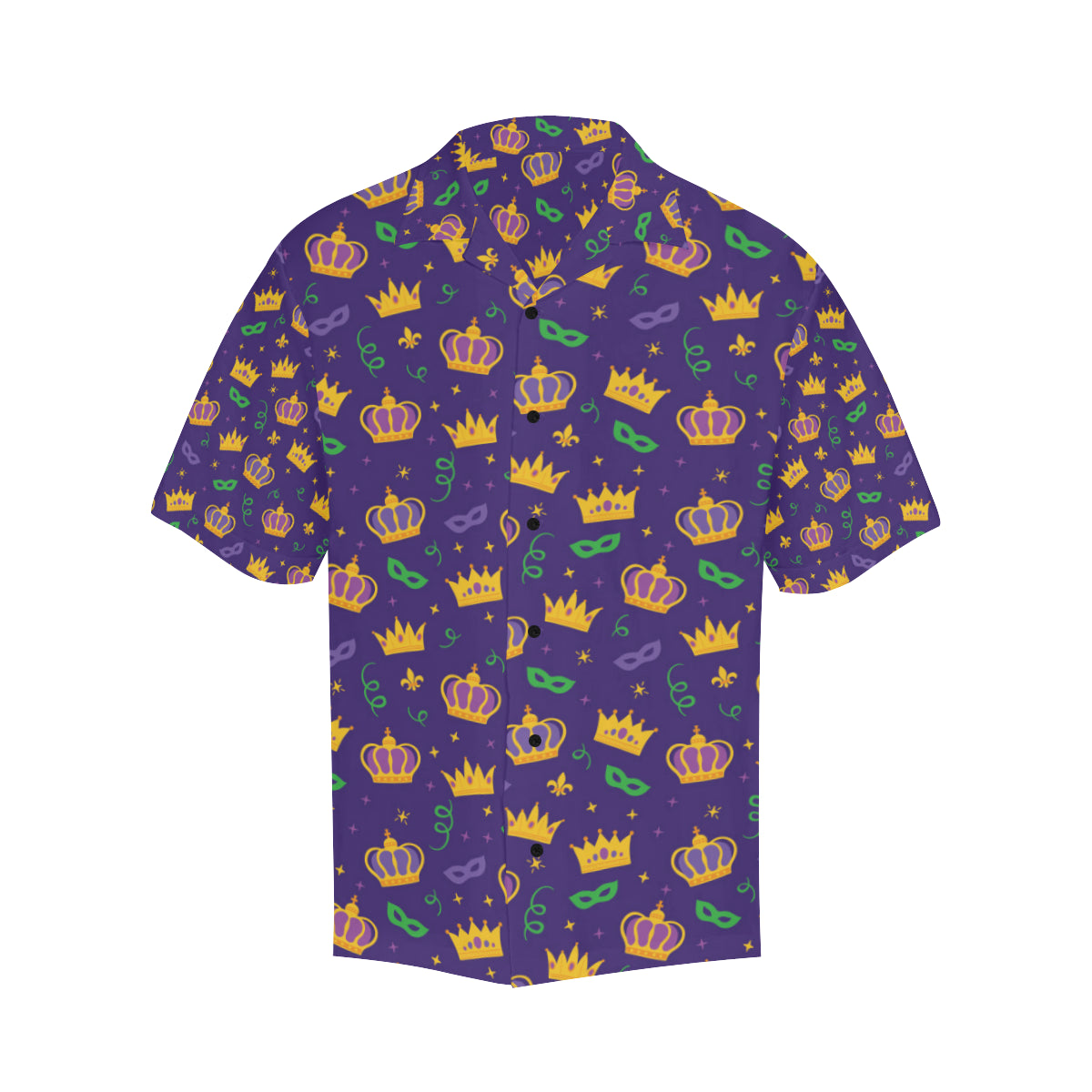 Mardi Gras Pattern Print Design 03 Men's Hawaiian Shirt