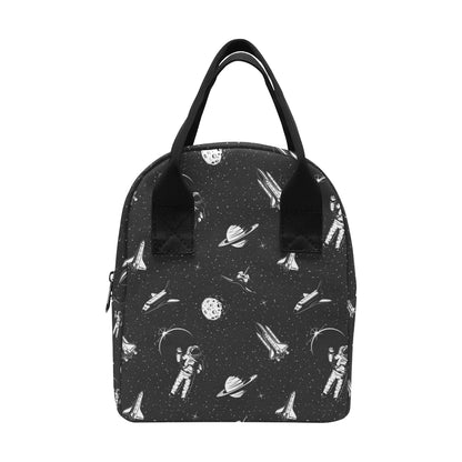 Space Pattern Insulated Lunch Bag