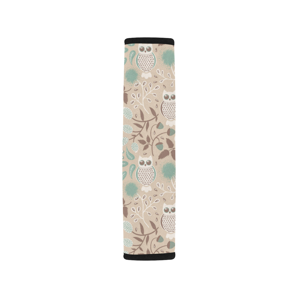 Owl Pattern Print Design A02 Car Seat Belt Cover