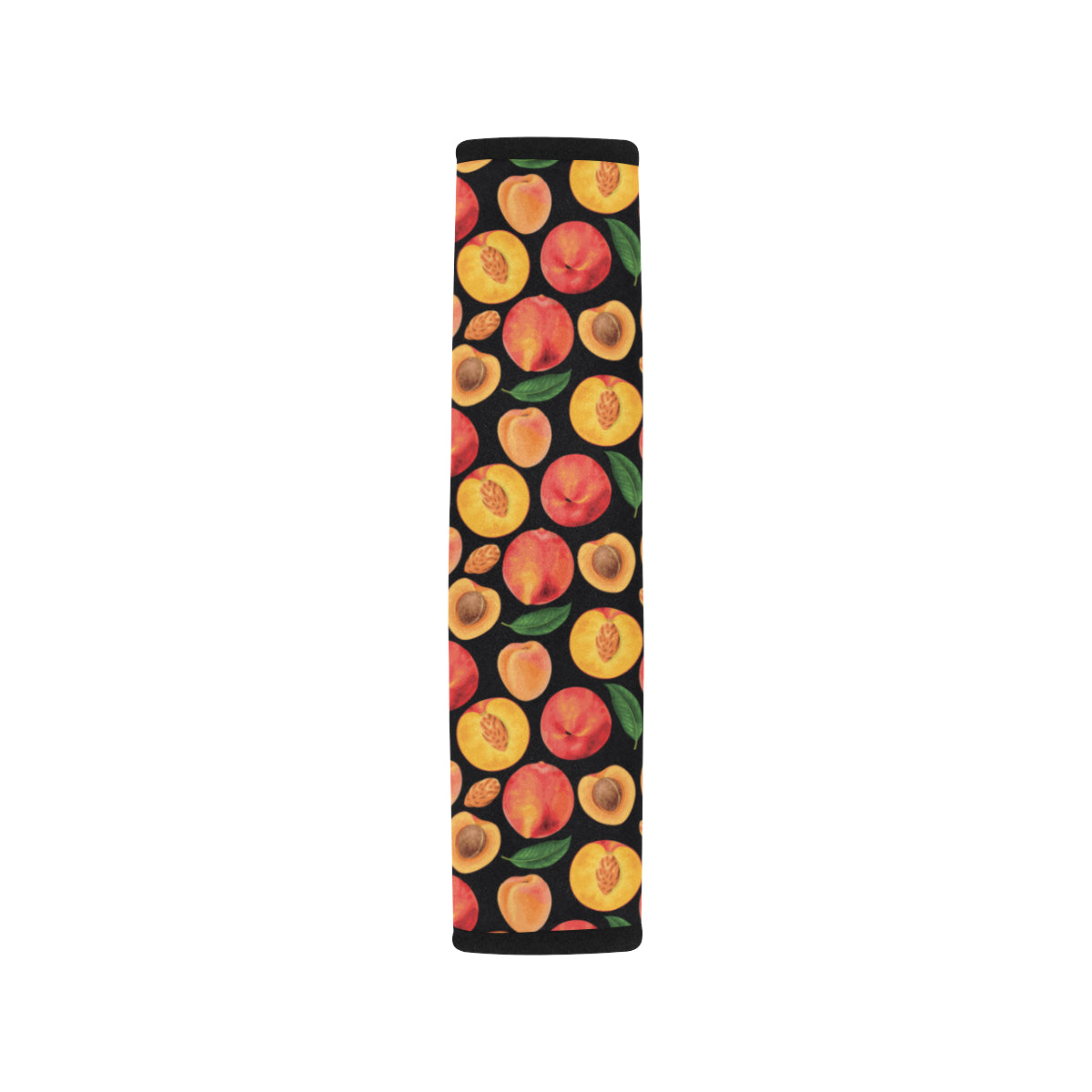Peach Pattern Print Design A02 Car Seat Belt Cover