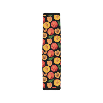 Peach Pattern Print Design A02 Car Seat Belt Cover