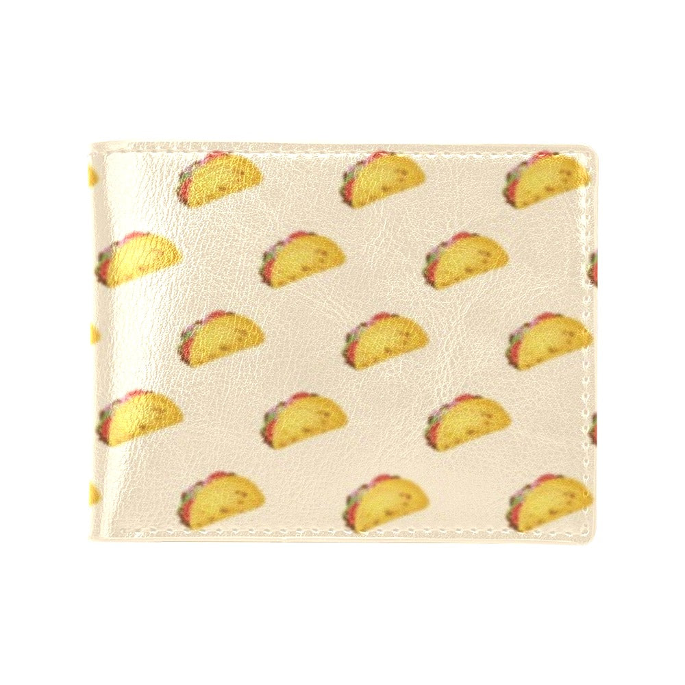 Taco Print Design LKS302 Men's ID Card Wallet