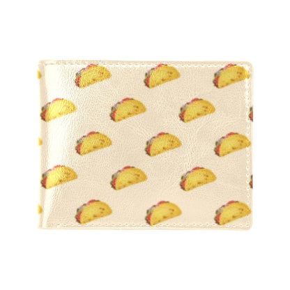 Taco Print Design LKS302 Men's ID Card Wallet