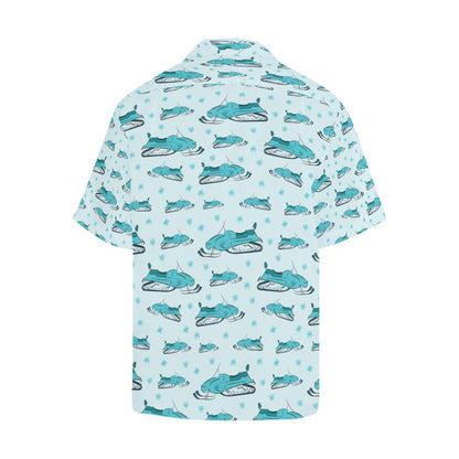 Snowmobile Print Design LKS301 Men's Hawaiian Shirt