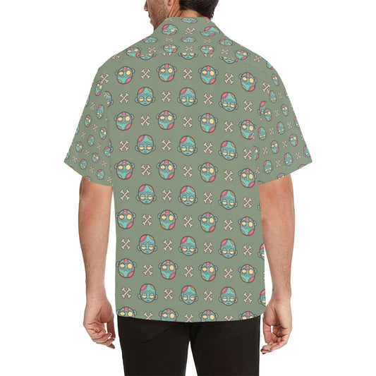 Zombie Print Design LKS301 Men's Hawaiian Shirt
