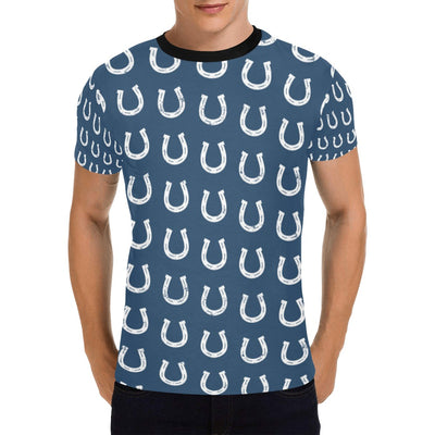 Horseshoe Print Design LKS301 Men's All Over Print T-shirt