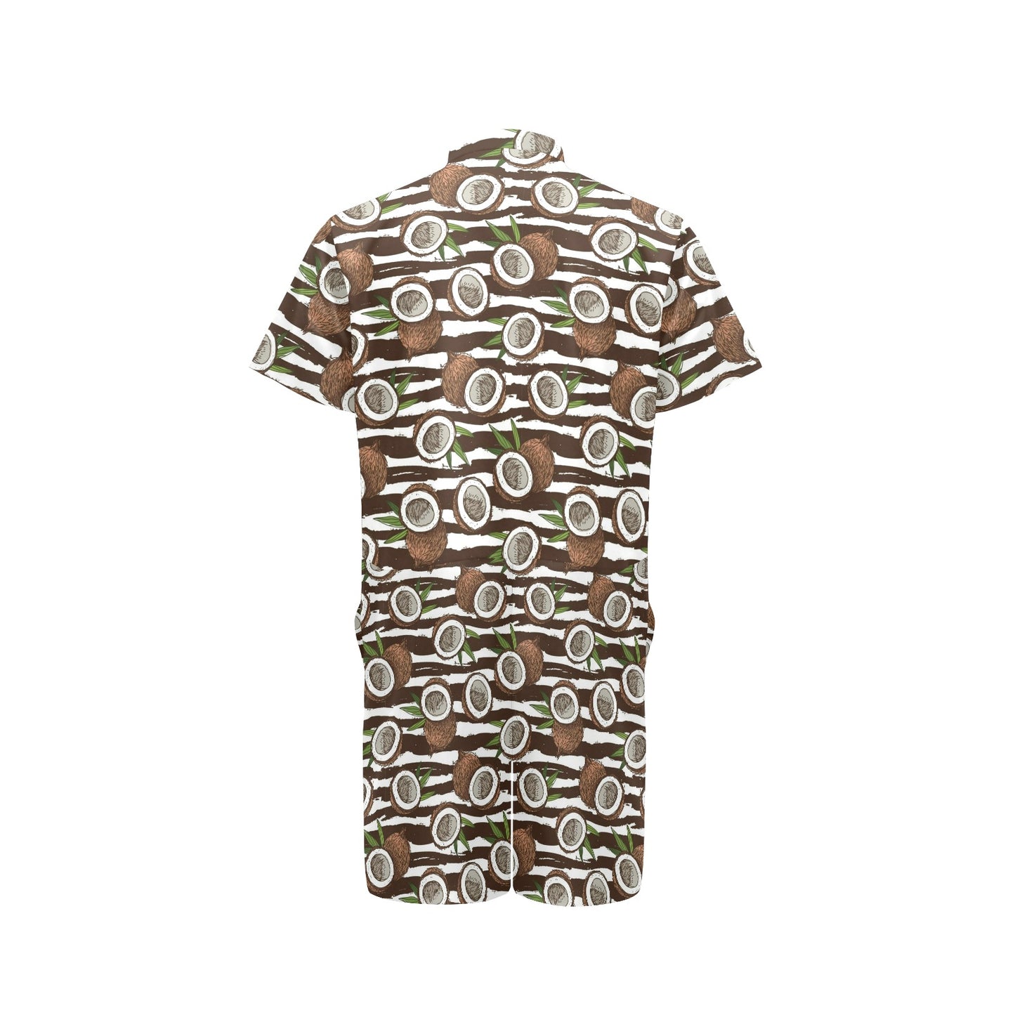 Coconut Pattern Print Design CN04 Men's Romper