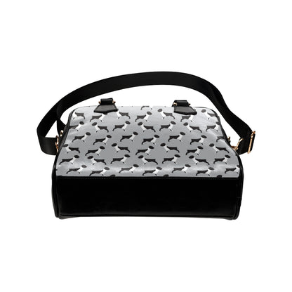 Boxers Pattern Print Design 01 Shoulder Handbag