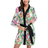 Hummingbird Tropical Pattern Print Design 05 Women's Short Kimono